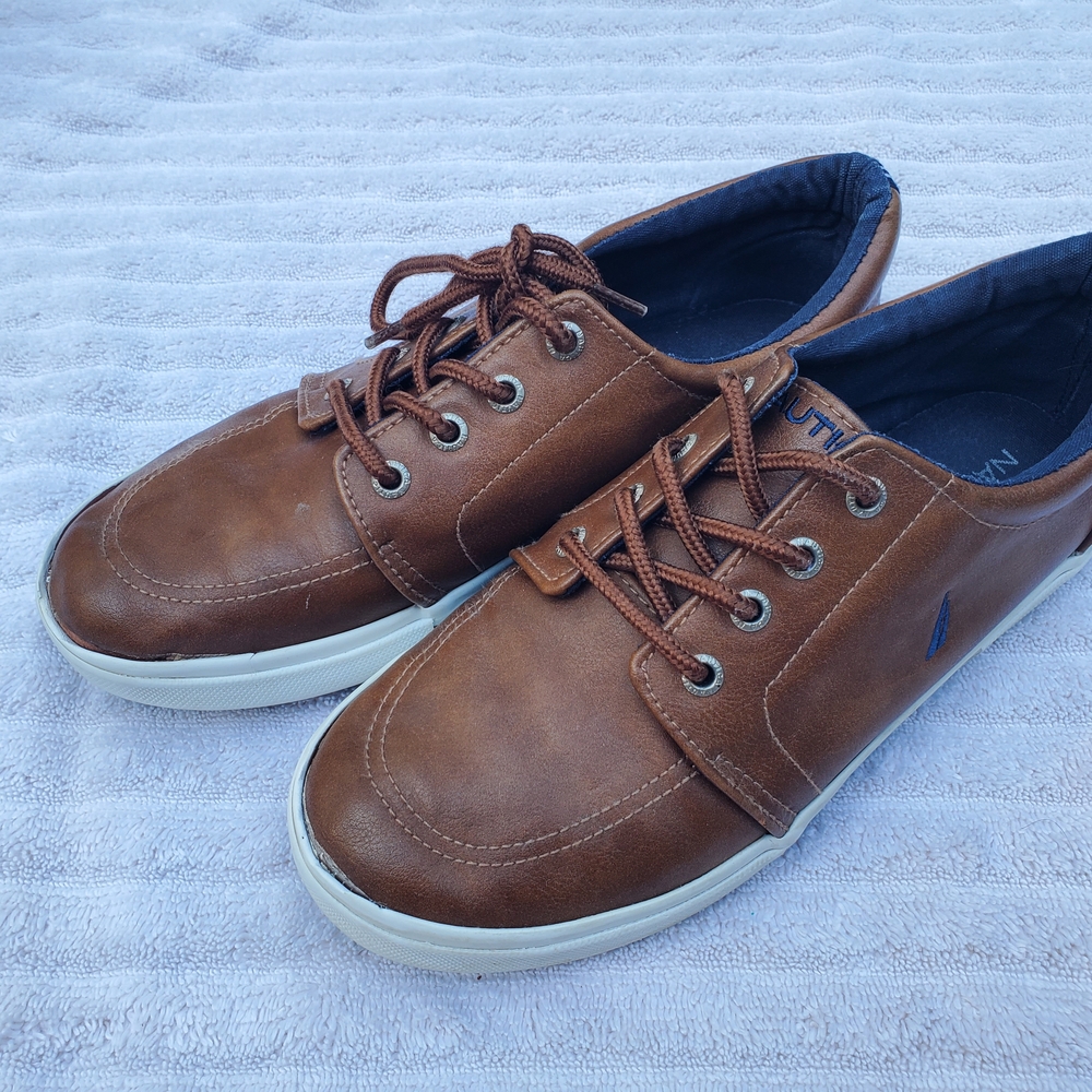 Boy's Nautica Brown Casual Shoes 4Y